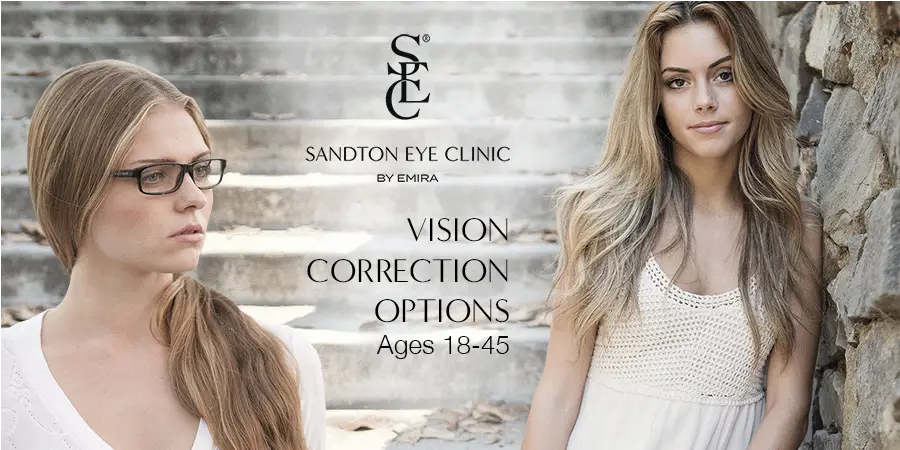 Vision correctionfor ages 18 -45