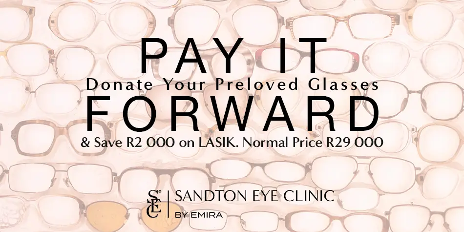 Pay it forward with LASIK and donating Glasses